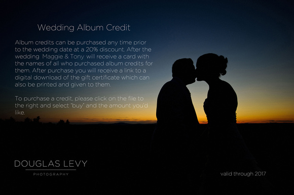 album credit instructions